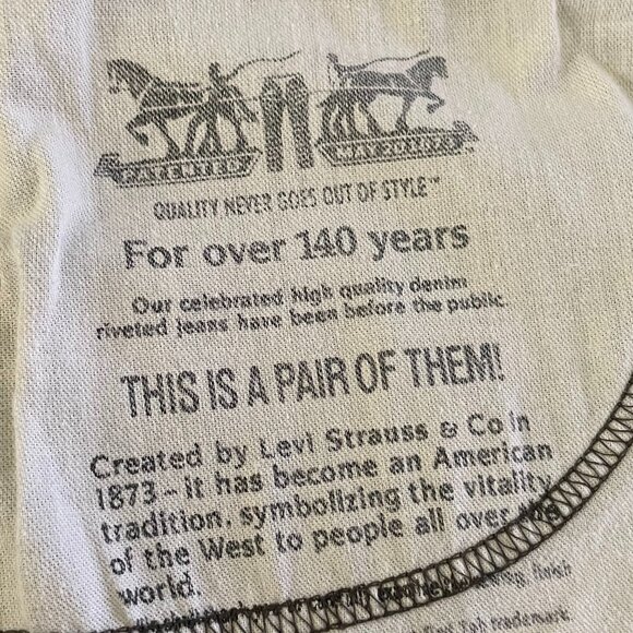 Levi's 505 Black Men's Jeans   button Fly Classic 36 x30 - Picture 8 of 13